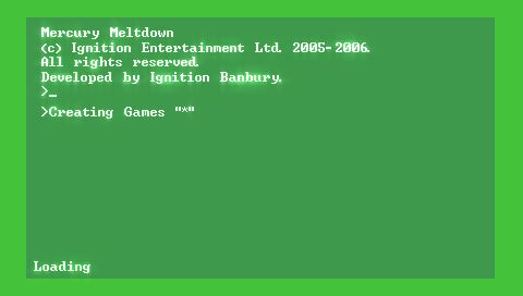 Mercury Meltdown screenshot 3 for PSP